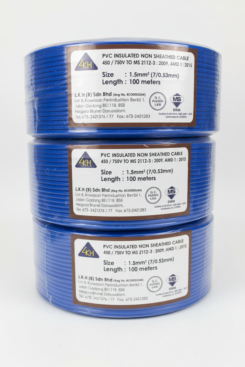 4mm PVC Cable (Blue) LKH