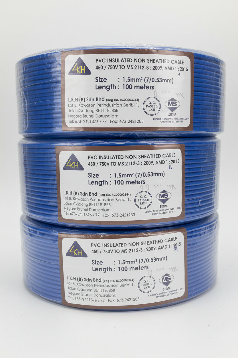 2.5mm PVC cable (Blue) LKH
