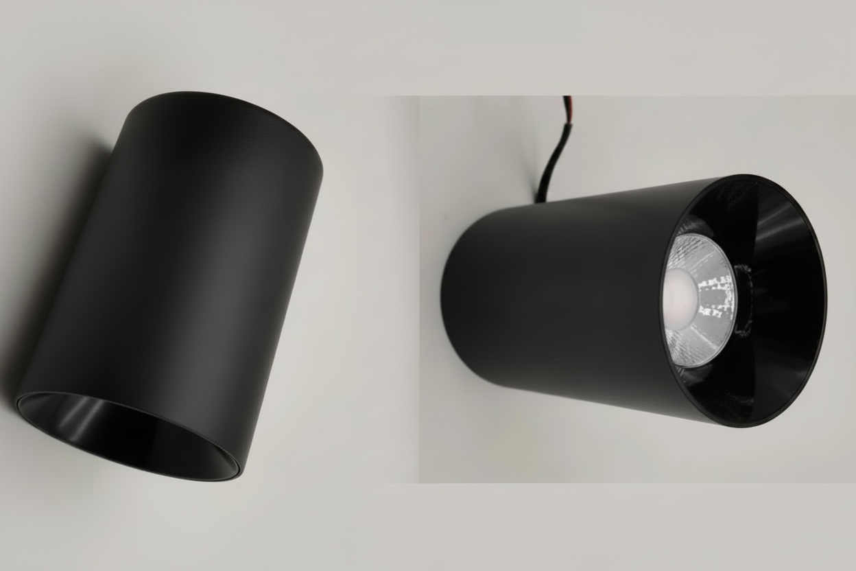 Outside Spoting Lights Black 18W D:91 MM H:90MM 3500K
