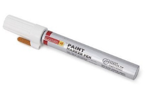 Marker Pen (White) 1x10 pens