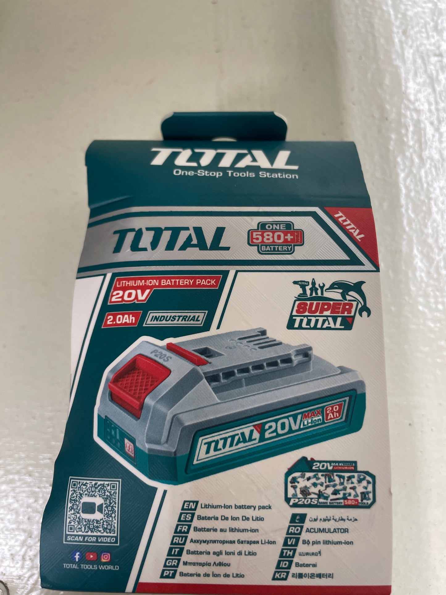 Lithium Ion 20V battery pack 2.0AH