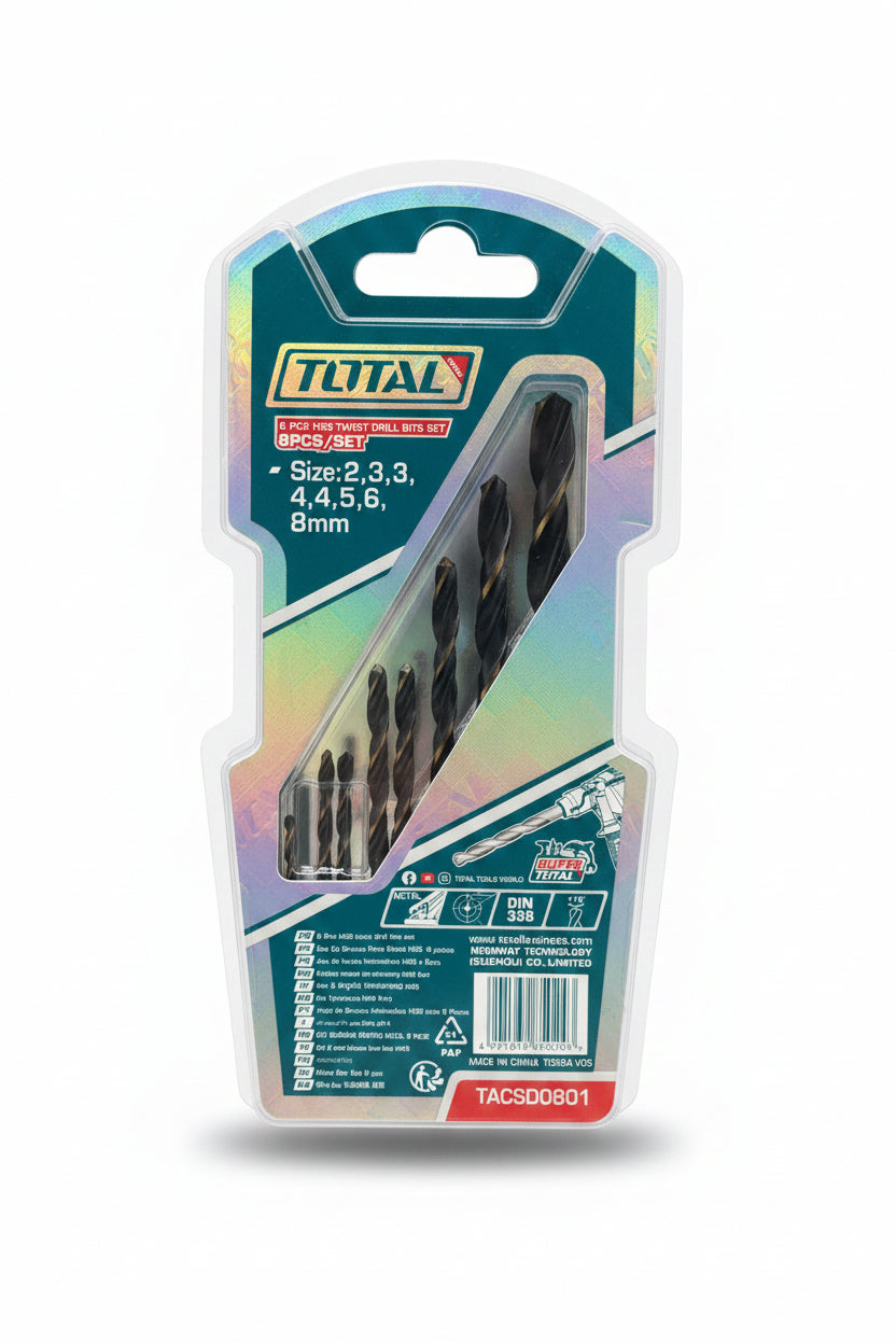 8 PCS Twist Drill bit set