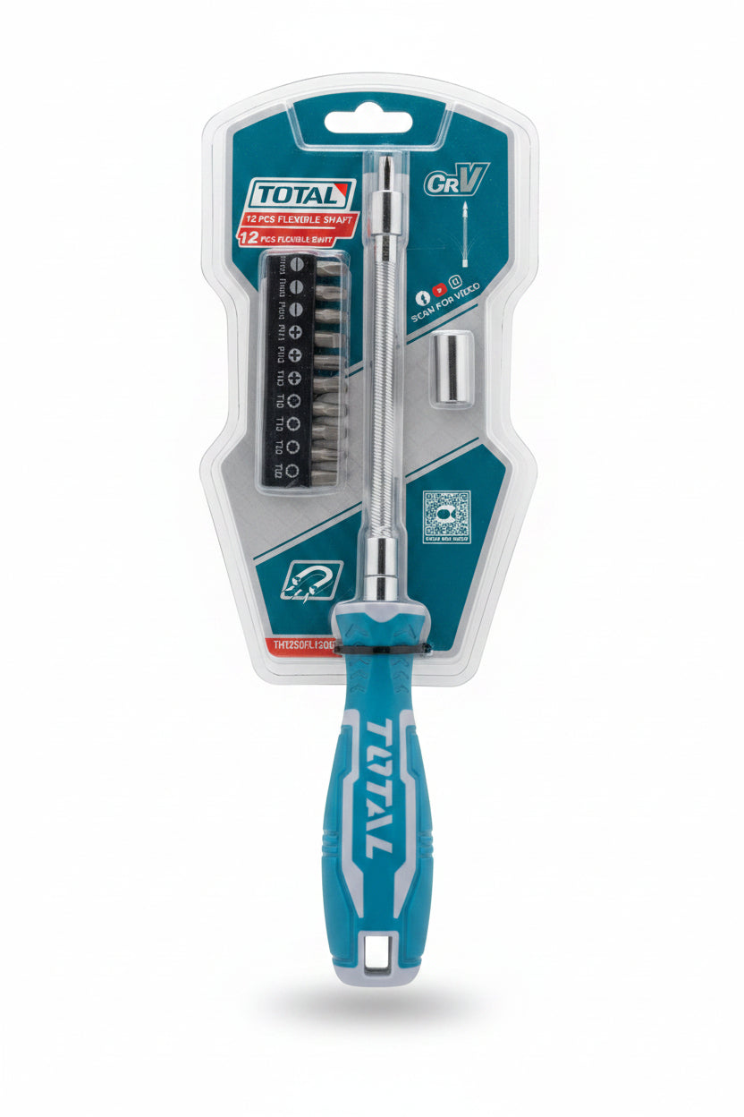 12 pcs screwdriver flexible shaft Total