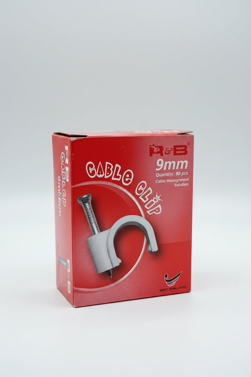 (R&B 9MM CABLE CLIP)