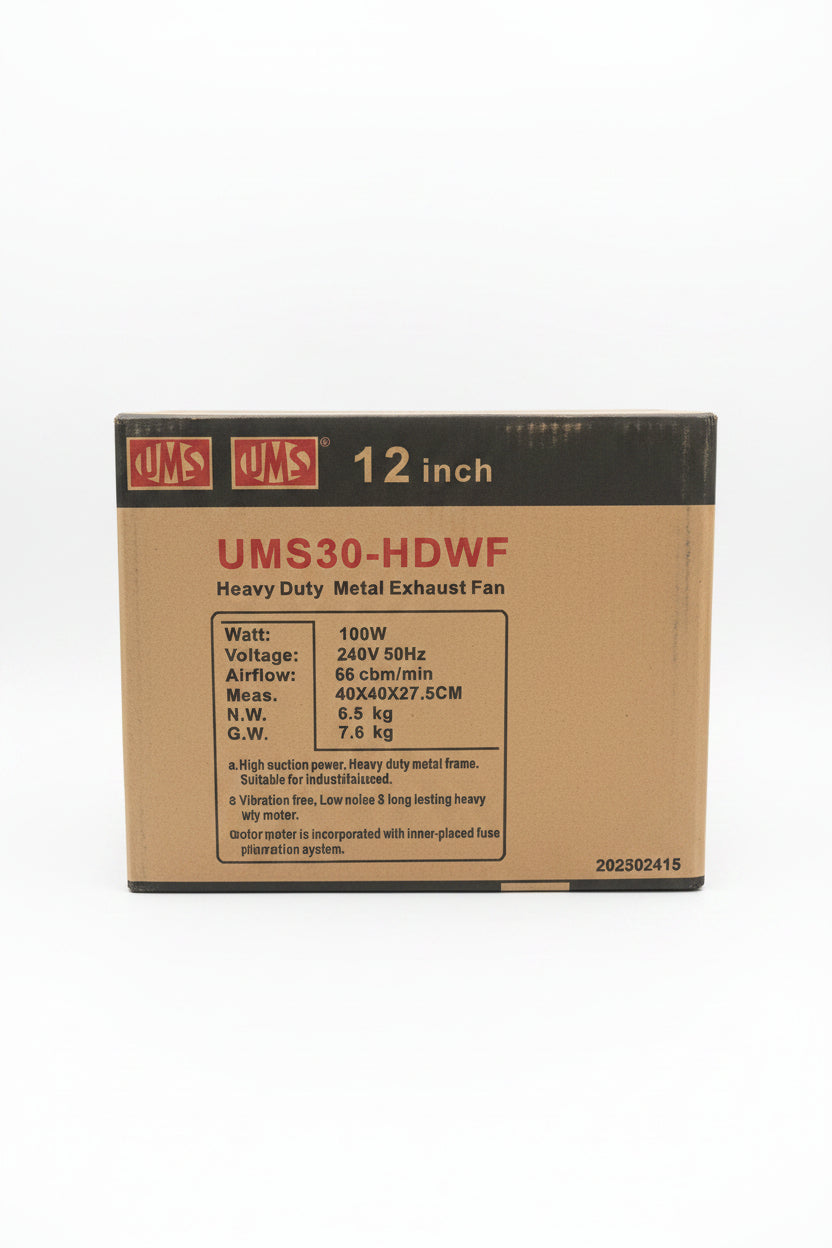 UMS 12'' INDUSTRIAL Exhaust Fan