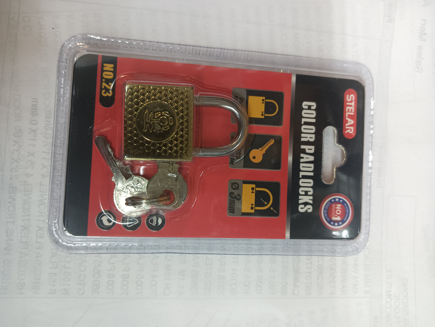 Stellar Pad Lock 25mm