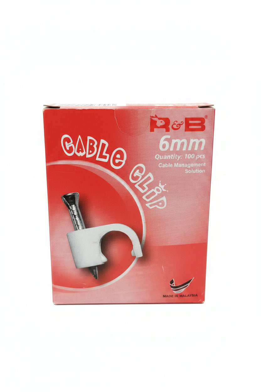 (R&B 6MM CABLE CLIP)