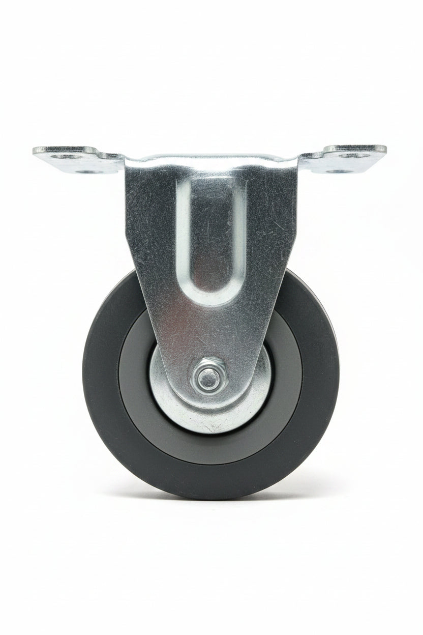 90° Rubber Wheel 3"