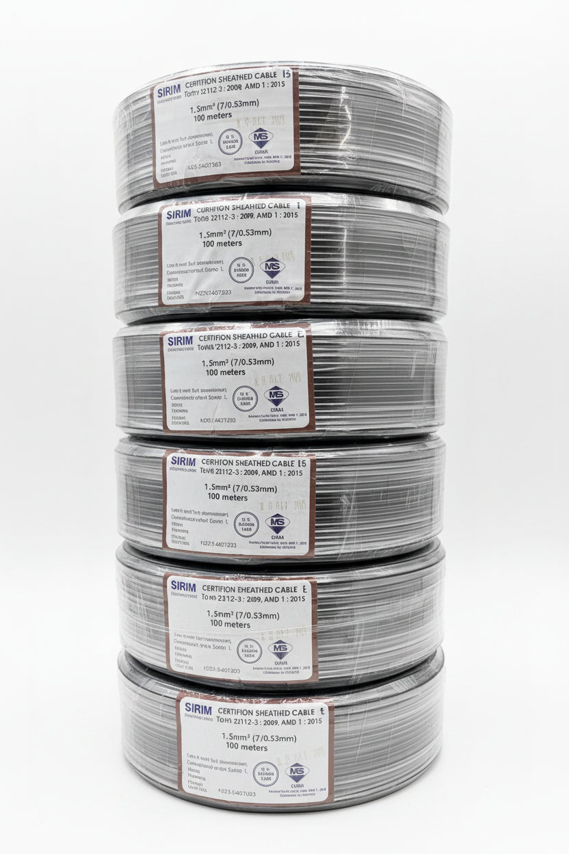 4mm PVC Cable (Black) LKH
