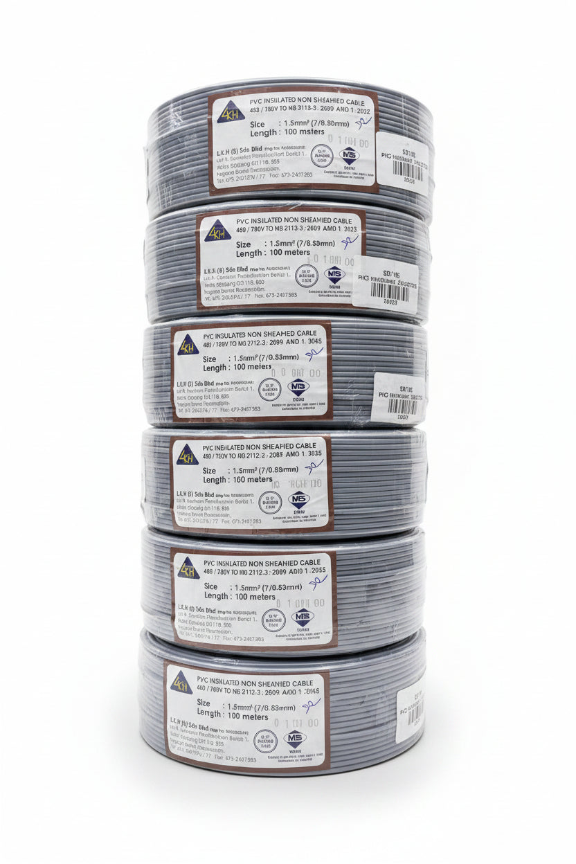 Grey 1.5mm PVC Cable LKH