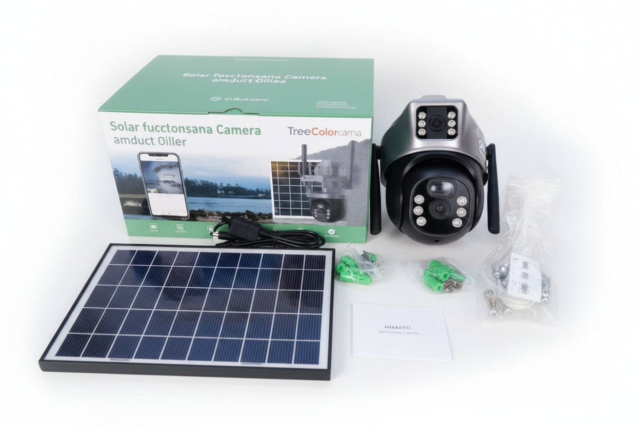 Solar-Powered Security Camera