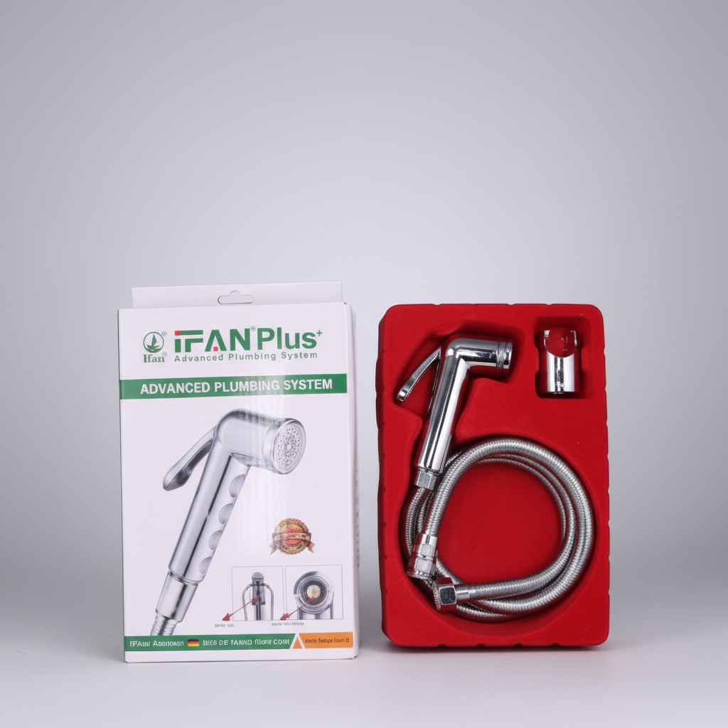 Chrome-Plated Bidet Set