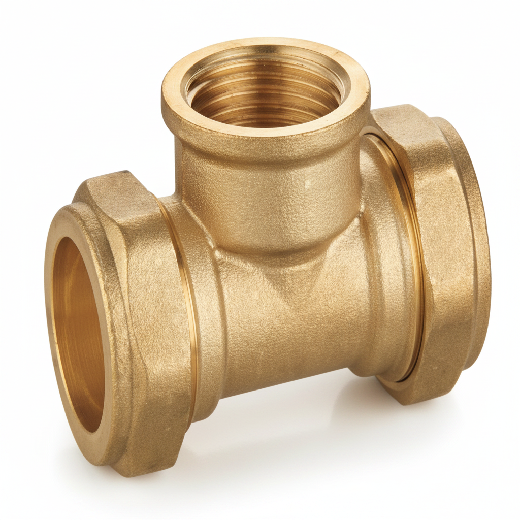 Brass Tee Female T151/2F*15