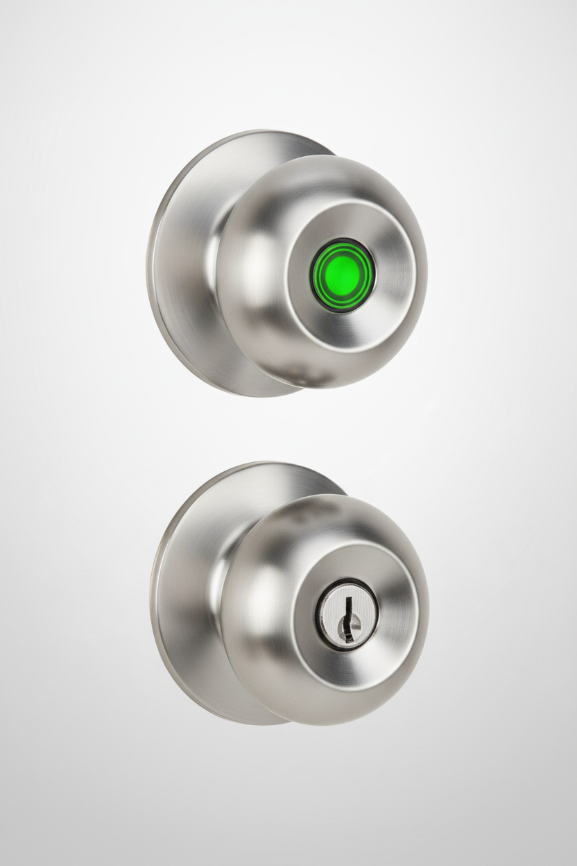 Room Door Ball Lock(Stainless Steel Color/TUYA Bluetooth)