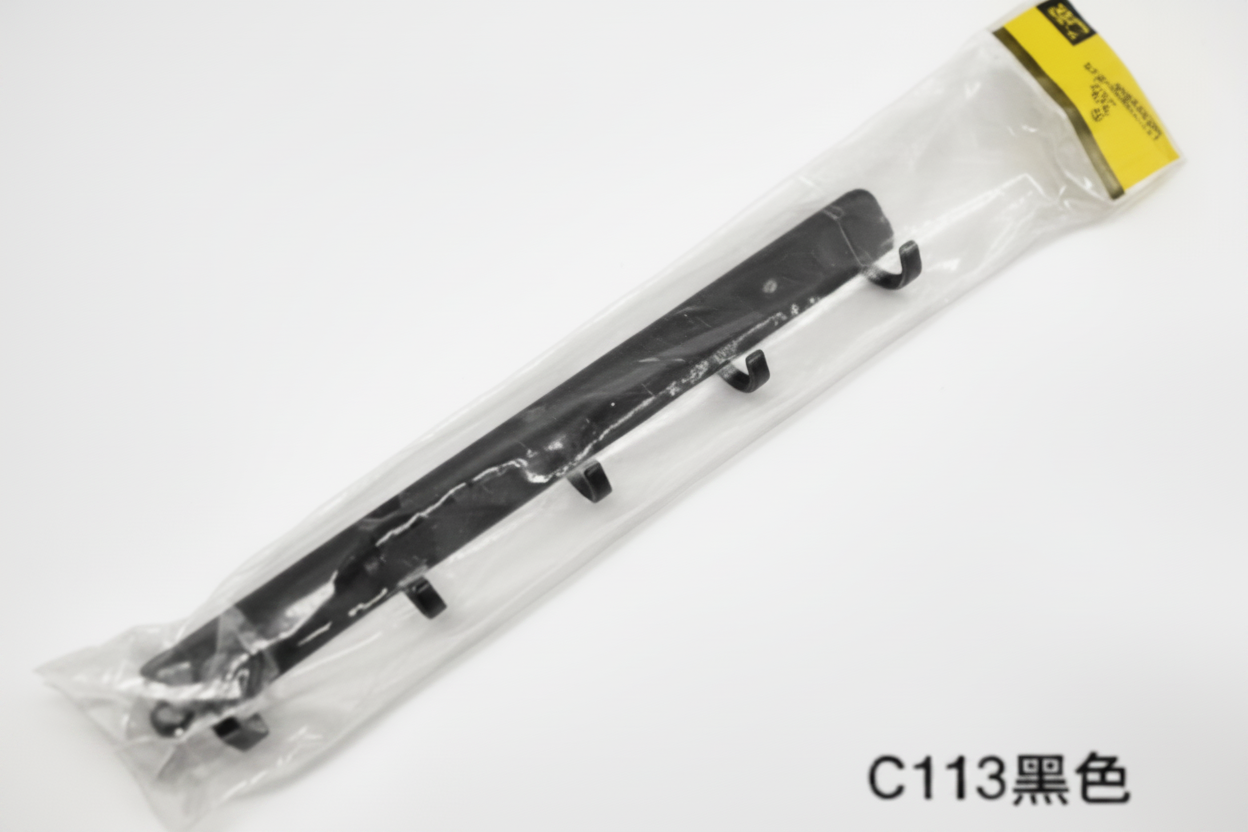 ZYC113-4 Black Aluminum Hook Bag