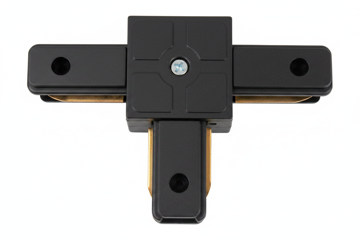 Track  Black tri-ways connector