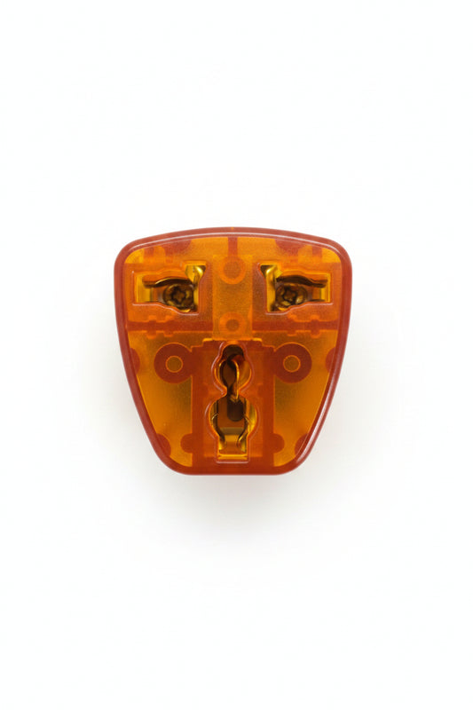 Travel adapter orange
