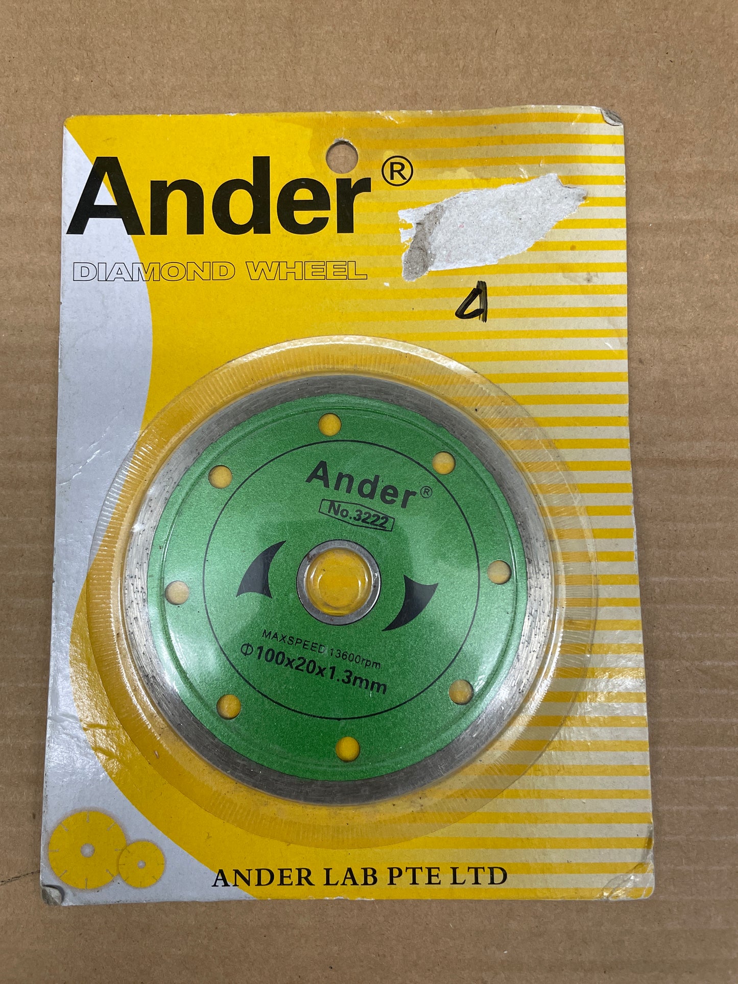 Tile cutter 4”(ander 3222)