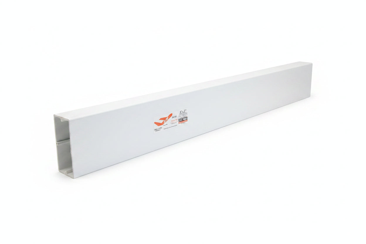 ER 832 3"x2"  75mmx54mm UPVC CABLE TRUNKING
