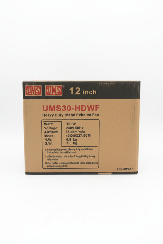 UMS 12'' INDUSTRIAL Exhaust Fan