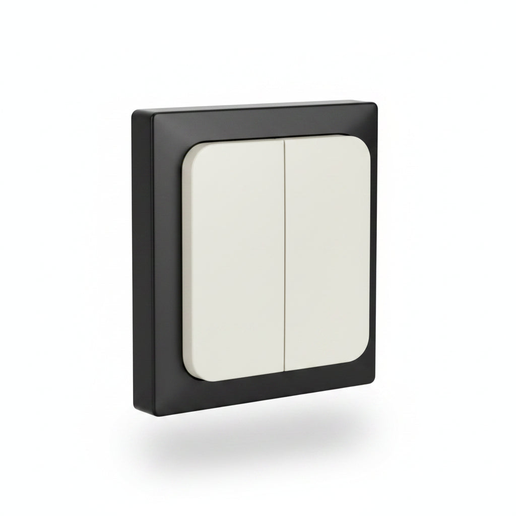 Linier G Design White 2-Gang 1-Way