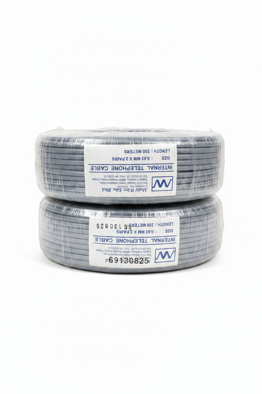 (0.63MMX2 PAIRS) PVC HIGH SPEED TELEPHONE CABLE