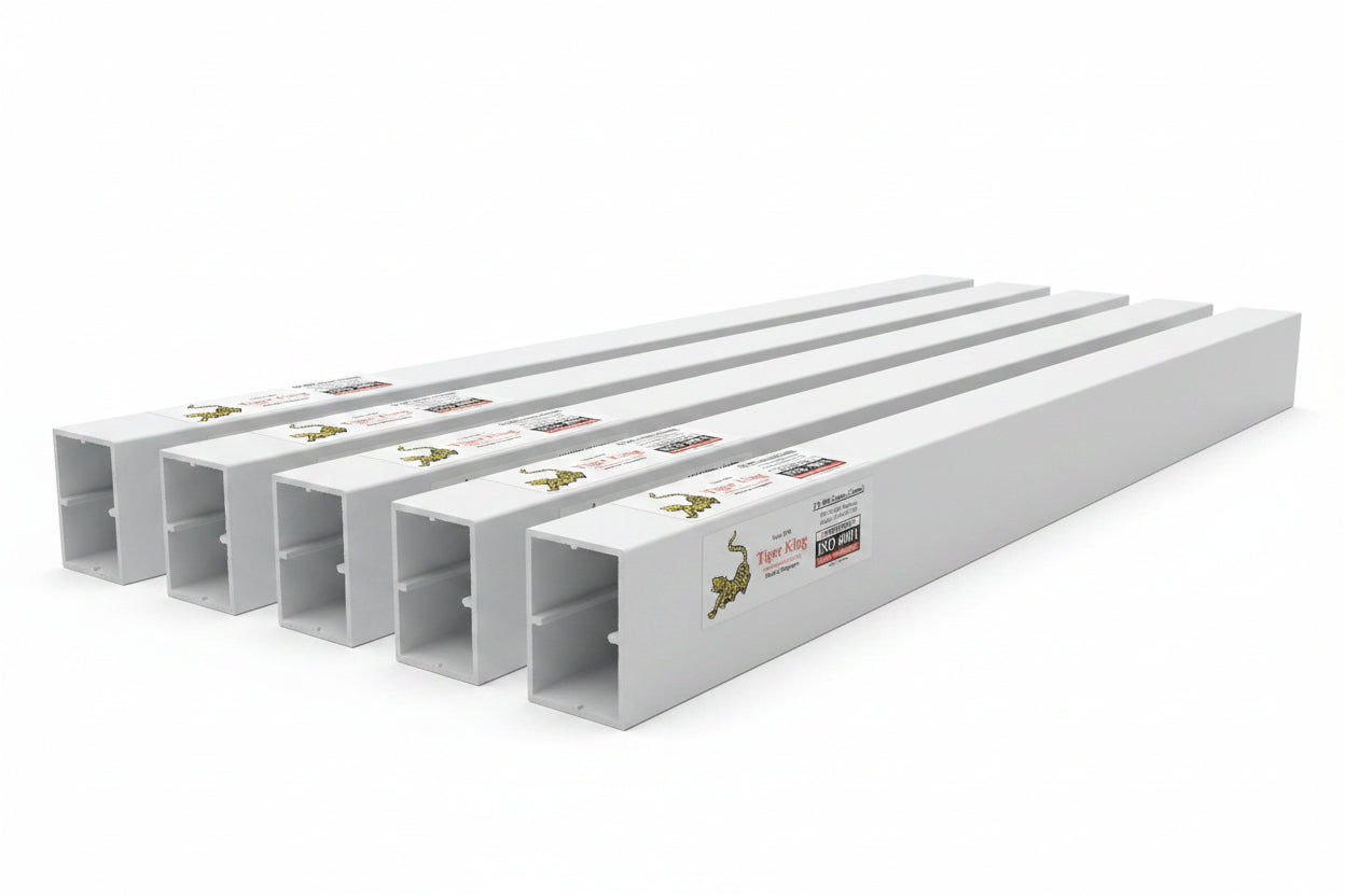 Tiger ER 809 (32mmx12mm)X1.8 MTR UPVC Cable Trunking