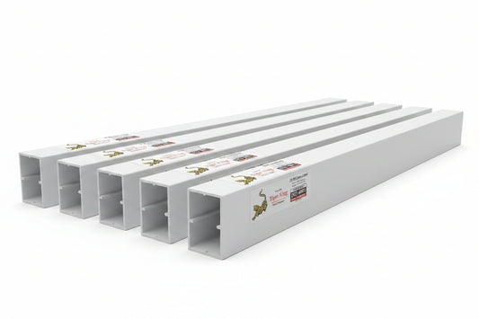 Tiger ER 809 (32mmx12mm)X1.8 MTR UPVC Cable Trunking
