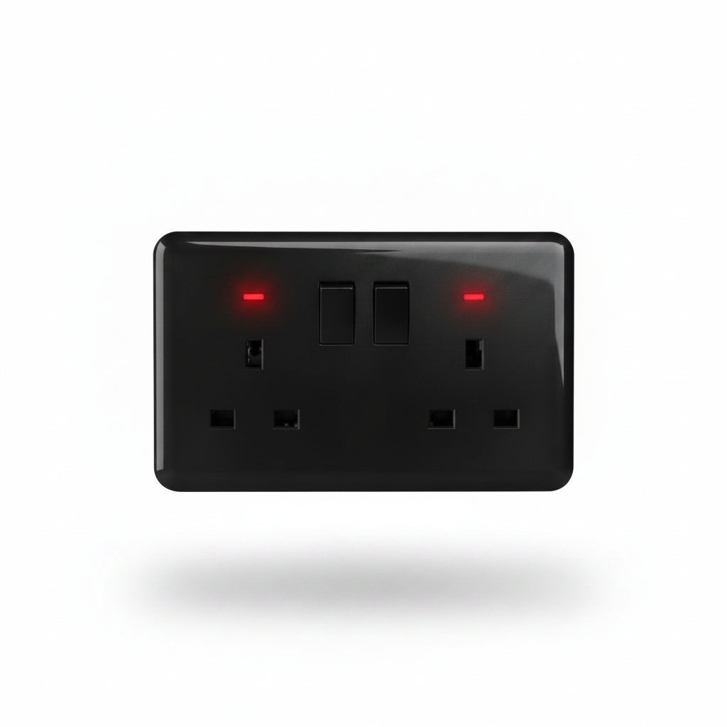 Linier G Design Black Twin Socket