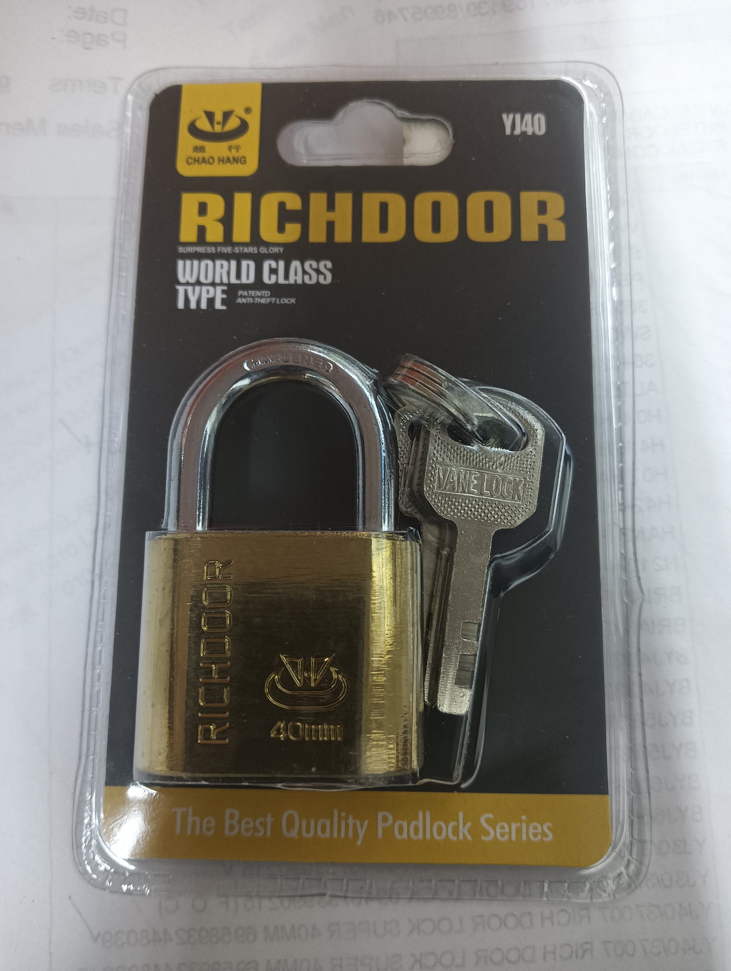 YJ40 Rich Door Lock Super 40mm