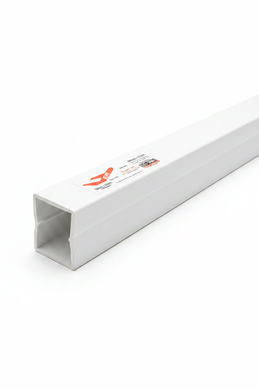 ER 821 1''x2'' 50mmx25mm MTR UPVC CABLE TRUNKING