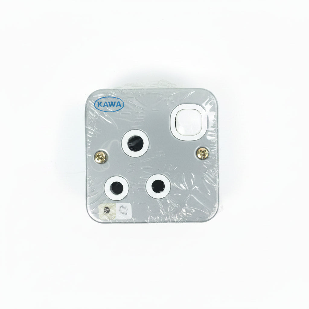 15A METAL CLAD SWITCHED SOCKET OUTLET  (8115-M)