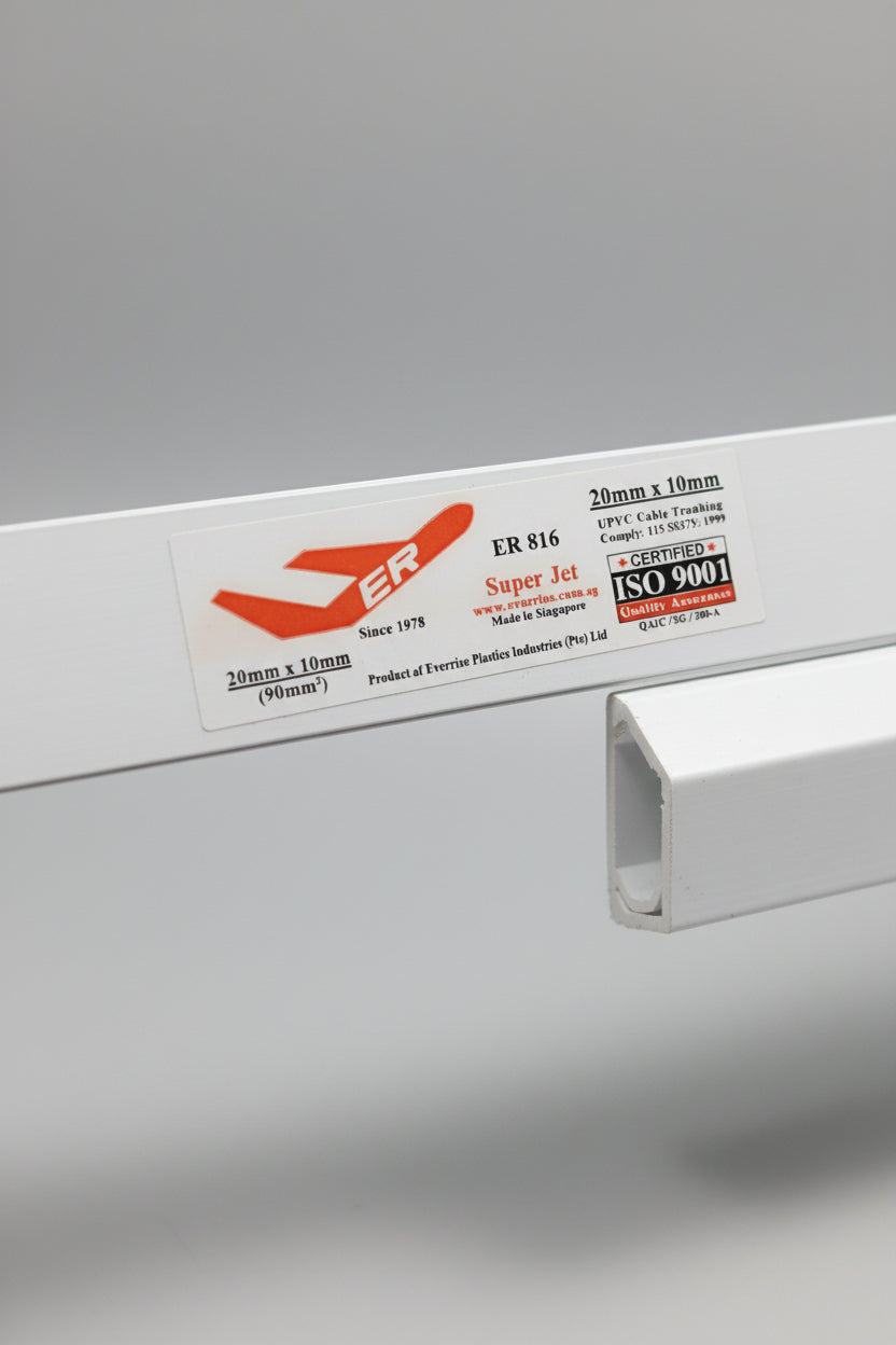 ER 816 20mmx10mm (UPVC Cable Trunking )