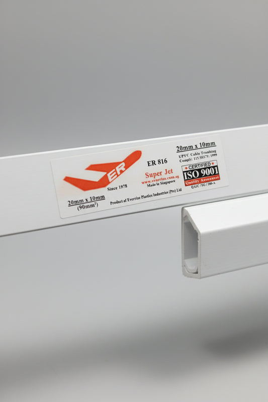 ER 816 20mmx10mm (UPVC Cable Trunking )