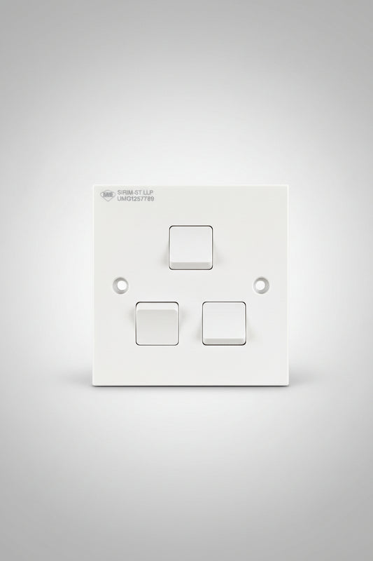 3 Gang 2Way Switch 6032