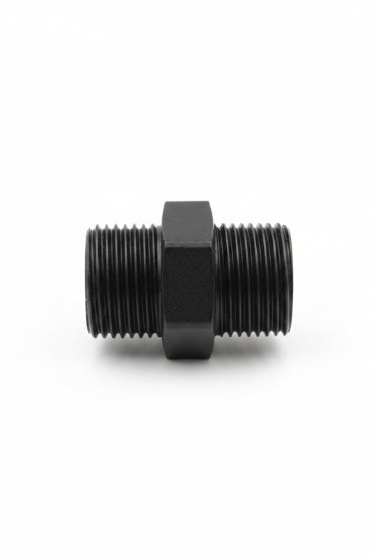 Black HDPE Nipple