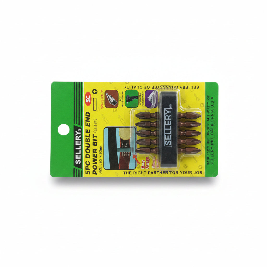 DOUBLE END POWER BIT 5PCS