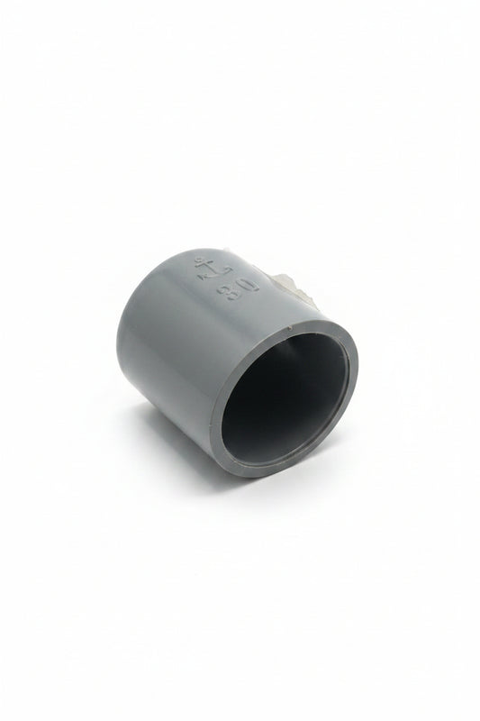 30MM GREY PVC END CAP