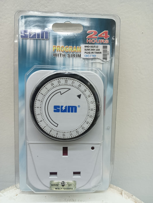 SUM 13A PLUG IN TIMER (BND50/E12)